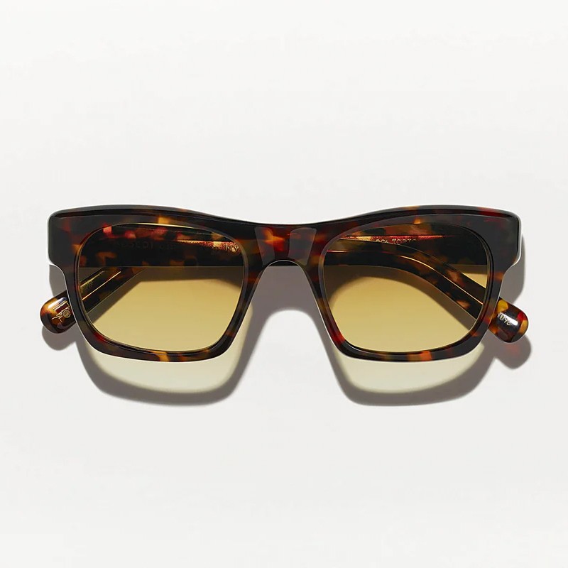 The Nudnik Sun in Tortoise with Amber Custom made tints