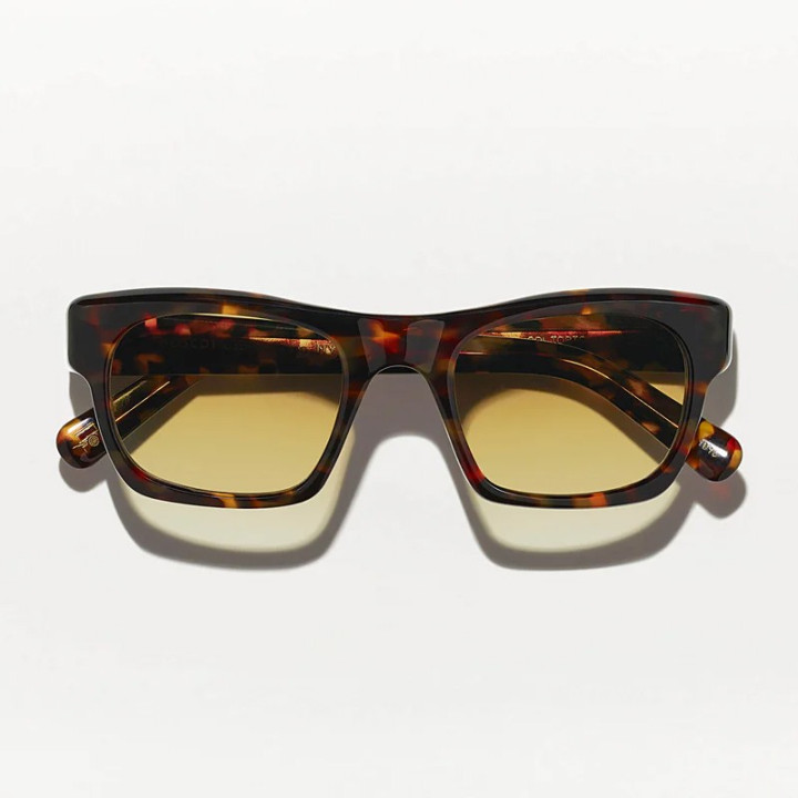 Las Nudnik Sun en tortoise con lentes Amber Custom made tints