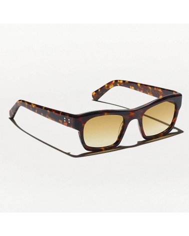 The Nudnik Sun in tortoise with Amber Custom made tints (3q view)