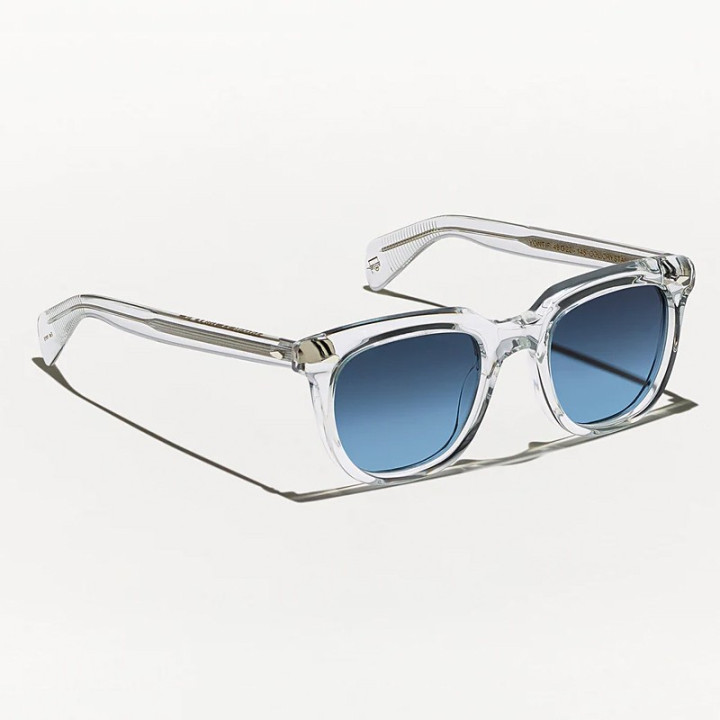 Las yontif Sun en  crystal con denim blue custom made tints (vista 3q)