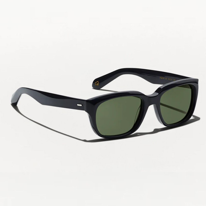 Las Zindik Sun en Black con lentes minerales G15 vista 3q