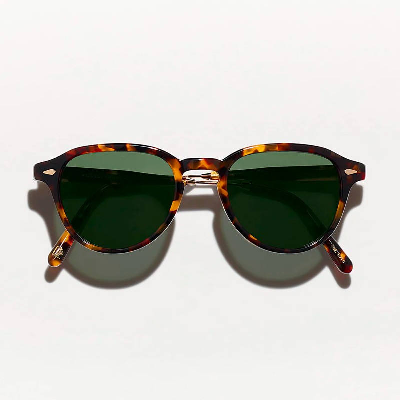 Las Kash Sun en Tortoise/Gold con lentes minerales G15