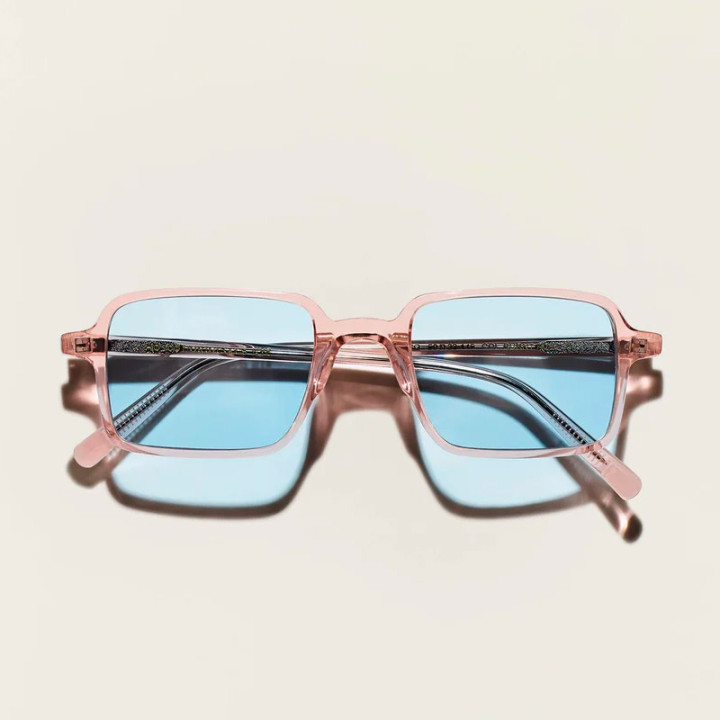 Las Shindig Sun Burnt Rose con Bel air blue Custom made tints