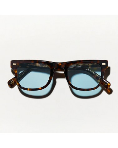 Las Kavell Sun tortoise con lentes minerales azules