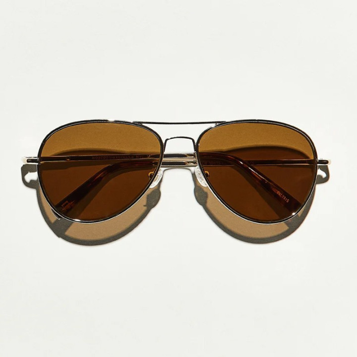 Las Jacob Sun Gold con lentes minerales Cosmitan Brown