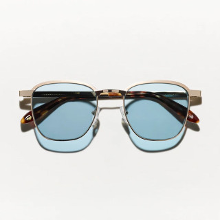 The Mish Sun in Gold with DG-37 blue glass lenses