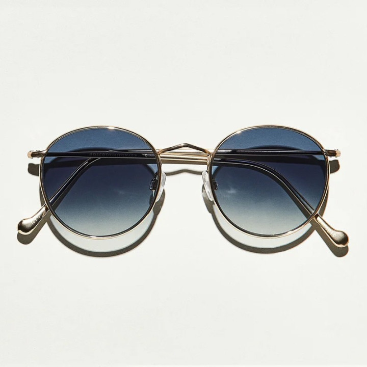 Las  Zev-TT SE Sun en gold con gradient navy lenses