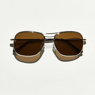 The Heldish Sun gold with cosmitan brown glass lenses