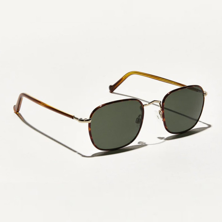 Las Schlep Sun en blonde gold con lentes G15 minerales (vista 3q)