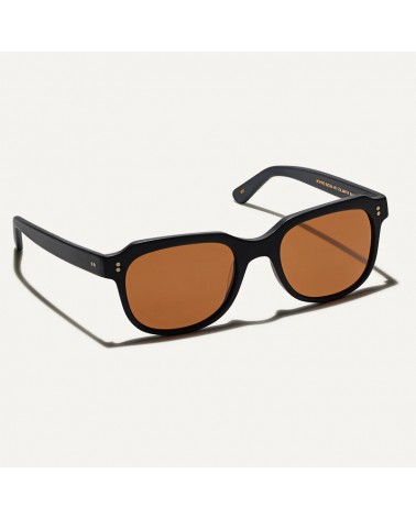 Las Morris Sun black matte con lentes minerales cosmitan brown vista 3q