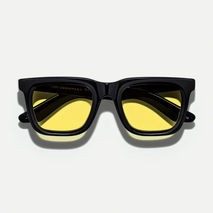 The Rizik Black with mellow yellow Custom tinted lenses