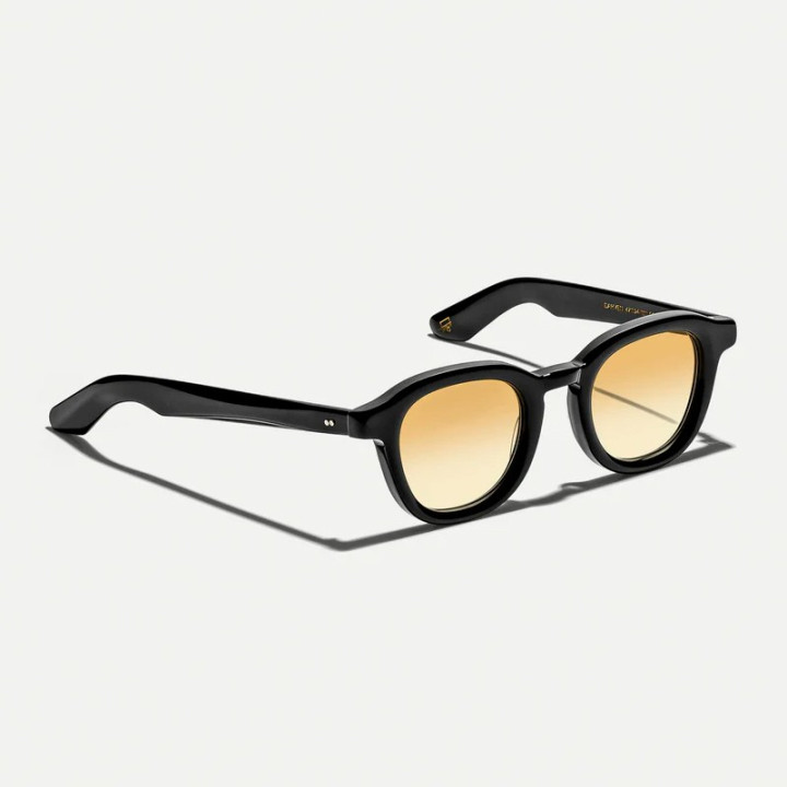 Las Dahven Black con lentes Chestnut Fade custom made tints (vista 3q)