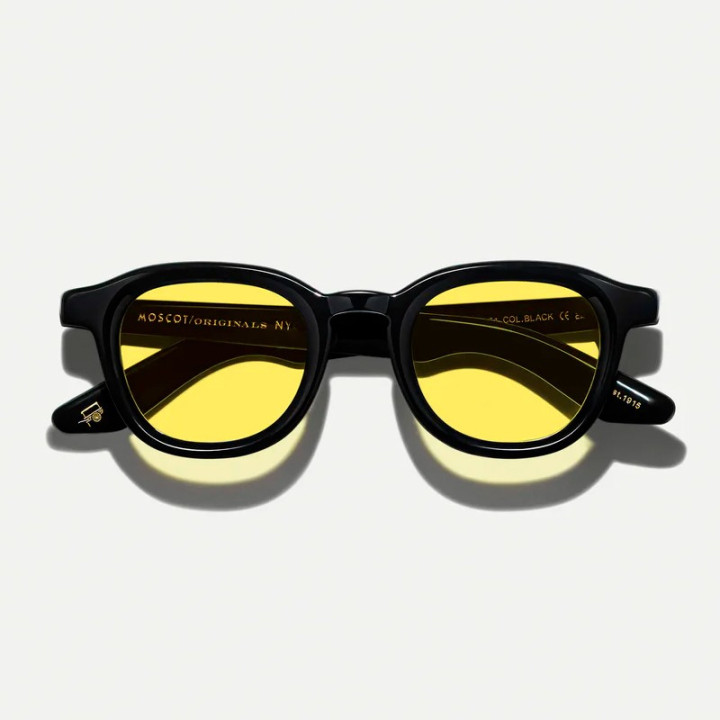 Las Dahven Black con lentes Mellow Yellow custom made tints