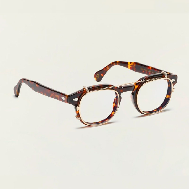 El Cliptosh en Gold con lentes protectoras luz azul (vista 3q)