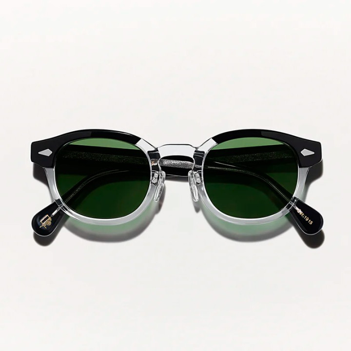 The LEMTOSH SUN with metal nose pads black crystal (3q view)