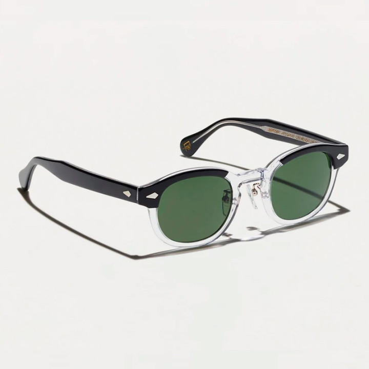 The LEMTOSH SUN with metal nose pads black crystal (3q view)