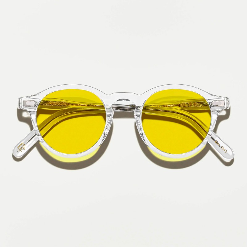 Las Miltzen Crystal con Mellow Yellow tinted lenses