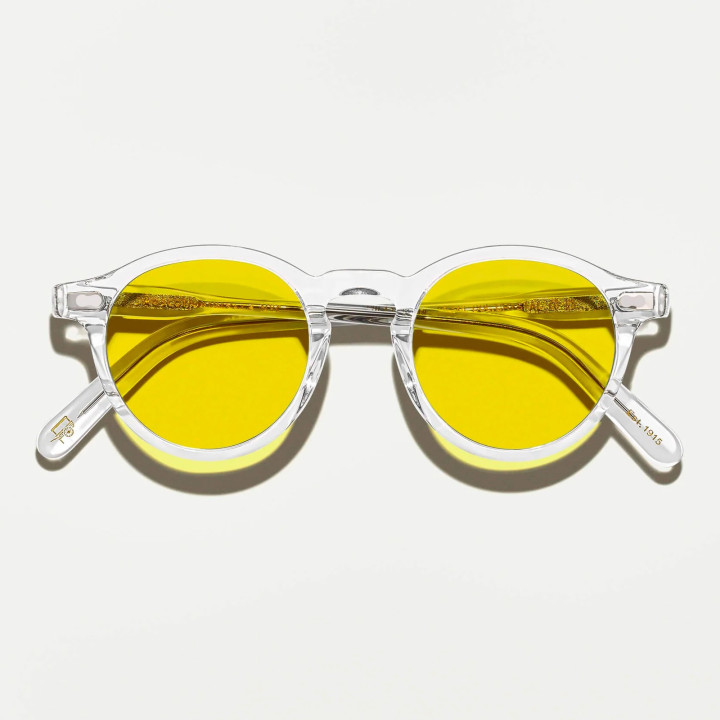 Las Miltzen Crystal con Mellow Yellow tinted lenses