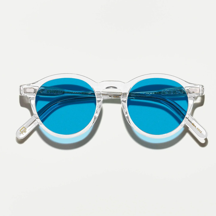Las Miltzen Crystal con Celebrity Blue  tinted lenses