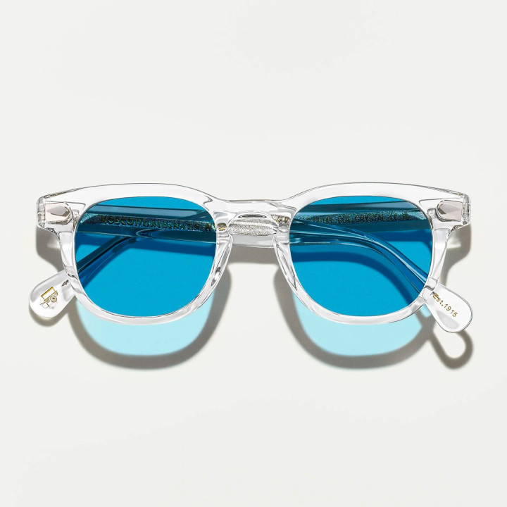 The Gelt Crystal with Celebrity Blue tinted lenses