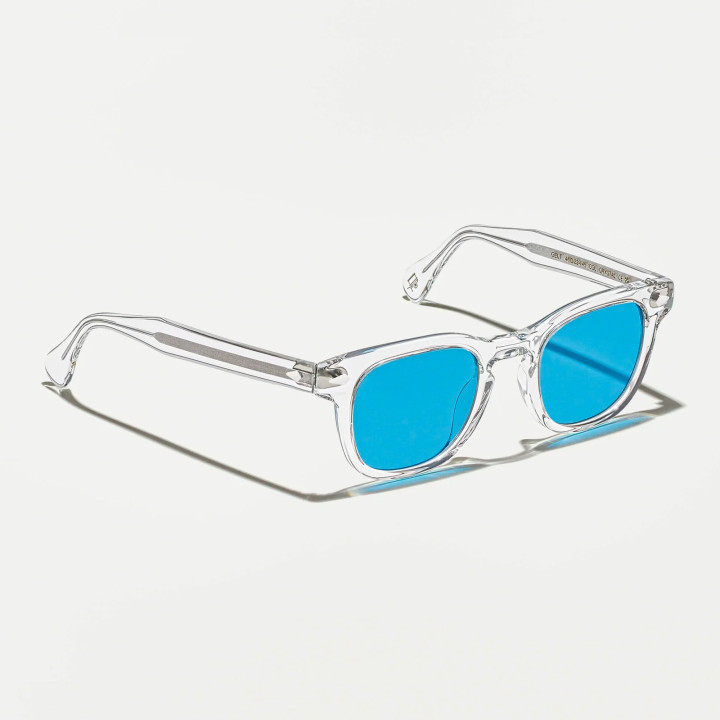 The Gelt Crystal with Celebrity Blue tinted lenses (3q view)