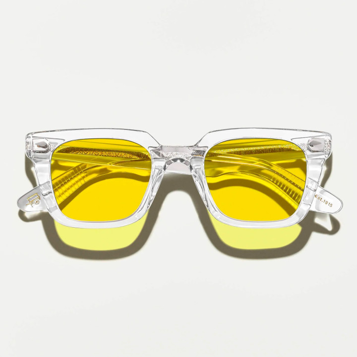 Las Grober Crystal con Mellow Yellow tinted lenses