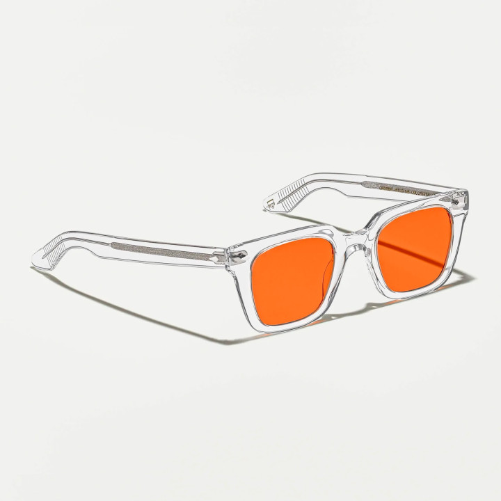 The Grober Crystal with Woodstock Orange tinted lenses  (3q view)