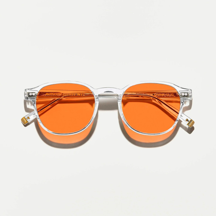 Las Arthur Crystal con Woodstock orange tinted lenses