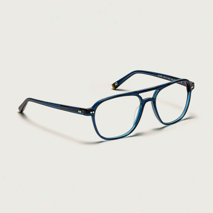 The Bjorn limited edition in Navy (3q view)