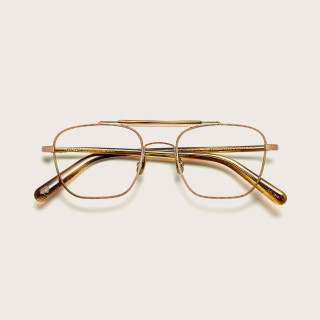 Las Gafilta en Antique Gold Bamboo