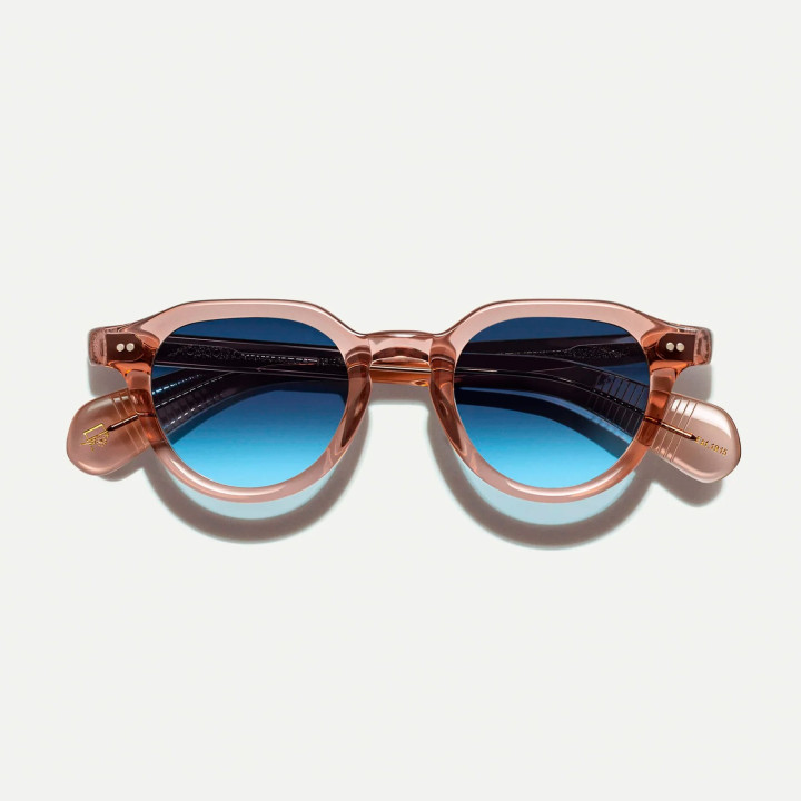 Las Baitsim Sun en Vintage Rose con Denim Blue Custom made tints