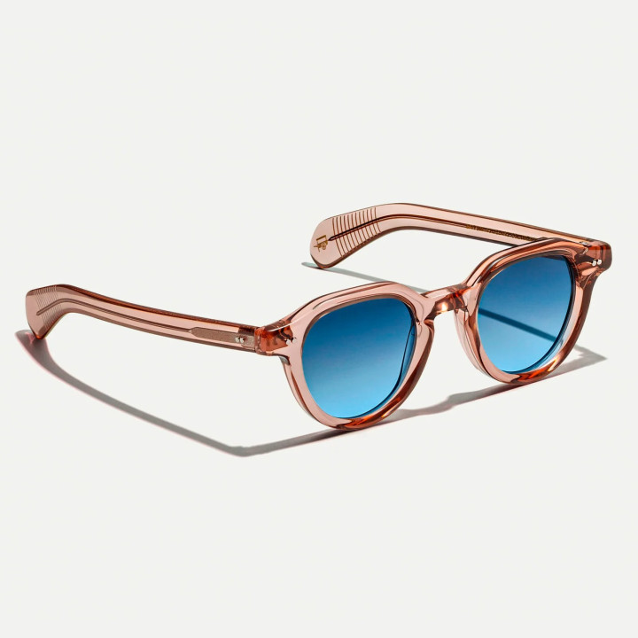 Las Baitsim Sun en Vintage Rose con Denim Blue Custom made tints (vista 3q)