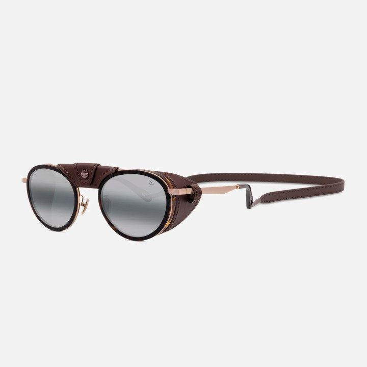 Glacier 02 Gold - Tortoise / Brown / Grey Polarlynx 3q