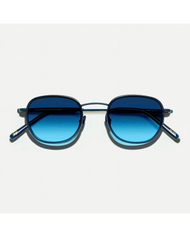 Las Mosha Sun en Navy/Navy con lentes CMT Denim Blue