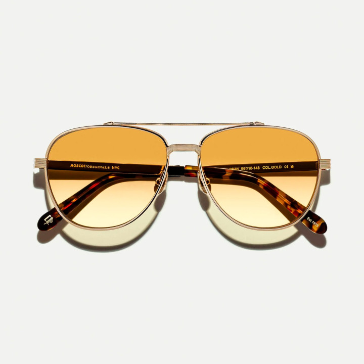 Las Shav Sun en Gold con Chestnut Fade custom made tints