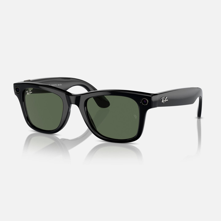 Rayban Meta Shiny Black G15 3q