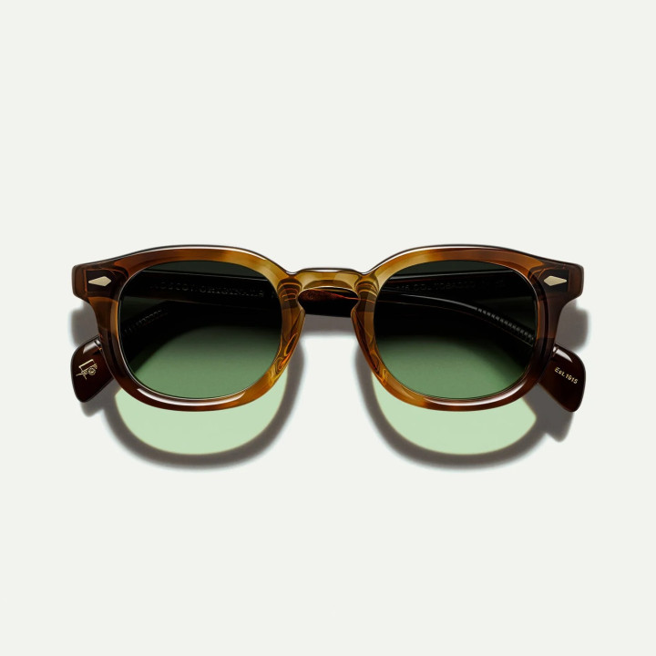 Las Mekler Sun en Tobacco con Forest Wood CMT lenses