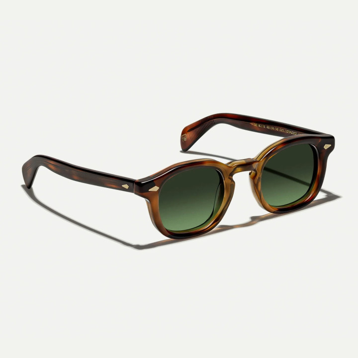Las Mekler Sun en Tobacco con Forest Wood CMT lenses (vista 3q)