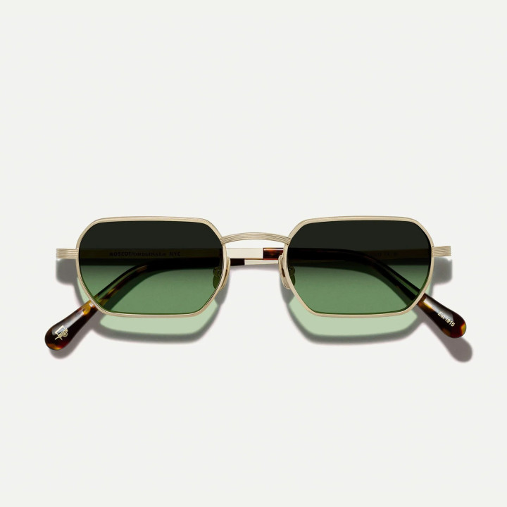The Shmooz Sun in Gold with Forest Wood CMT lenses