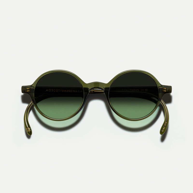 Las Scooch Sun en Dark Green con Forest Wood CMT lenses
