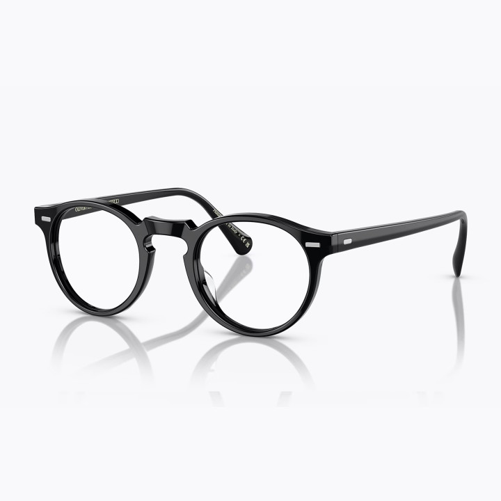 Oliver Peoples Gregory Peck Black (3q view)