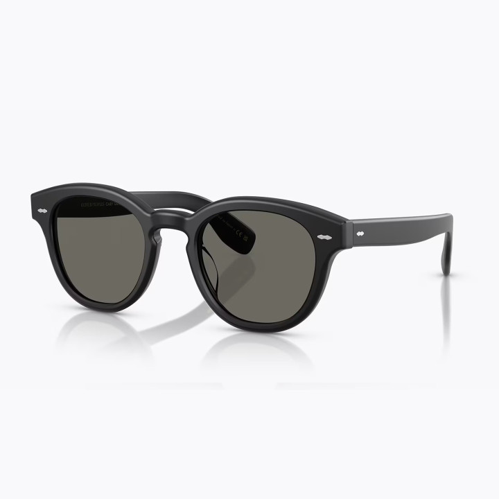 Oliver Peoples Cary Grant Sun Semi Matte Black (3q view)