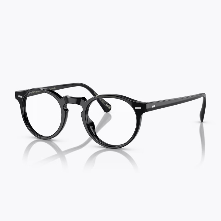 Oliver Peoples Gregory Peck Sun Black Sky Blue Photochromic (3q view)