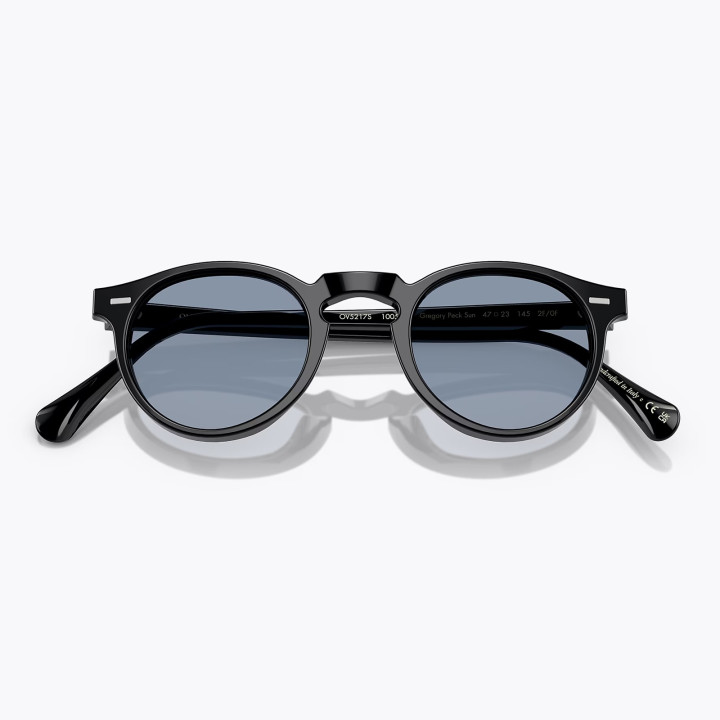 Oliver Peoples Gregory Peck Sun Black Sky Blue Photochromic (front sun)