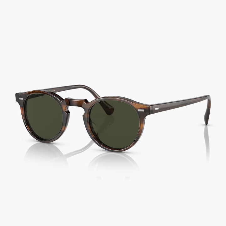 Oliver Peoples Gregory Peck Sun Tuscany Tortoise (3q view)